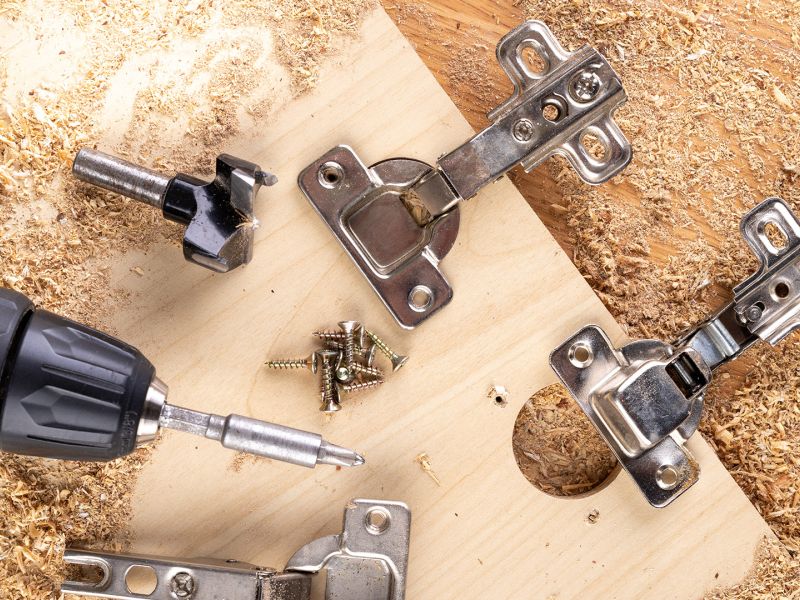 detalle tornillos ferretería